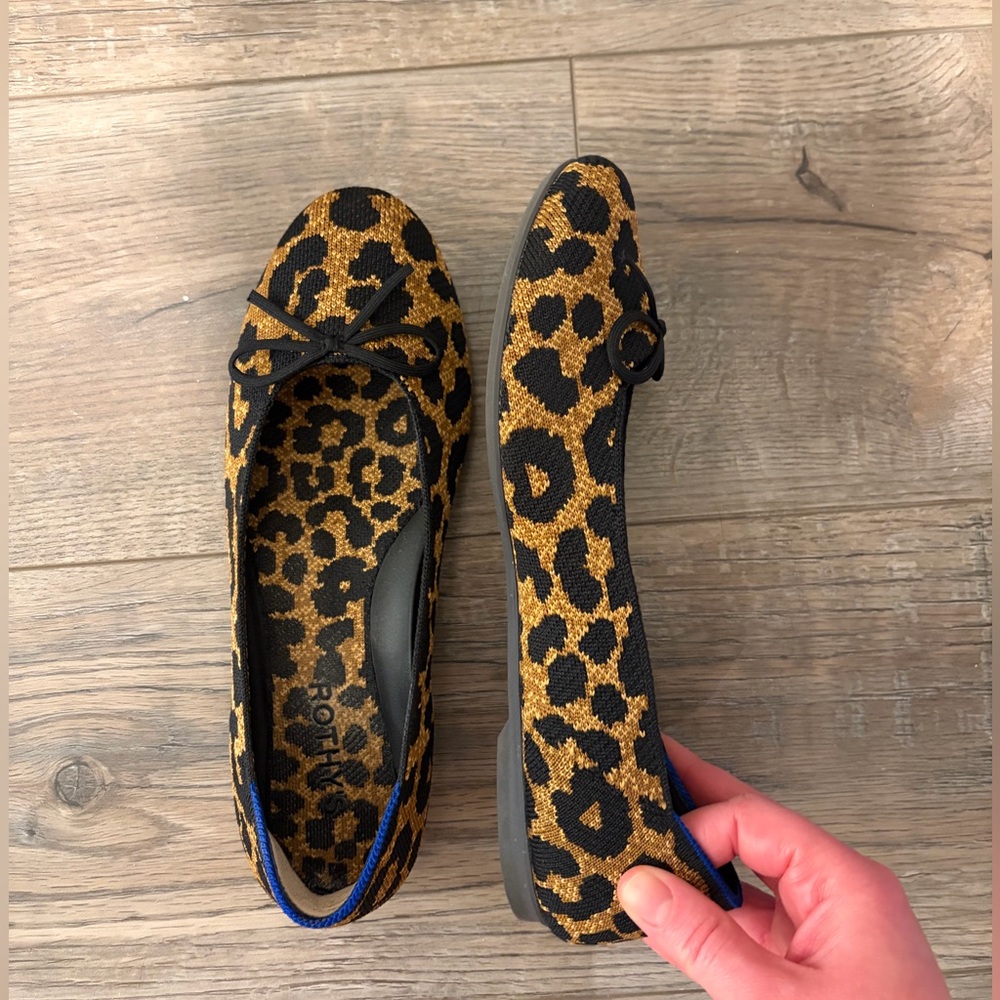 Rothy’s Leopard Print Ballet Flats - Picture 2 of 6
